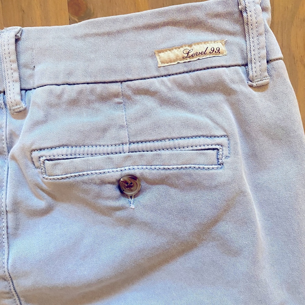 Anthropologie Level 99 light blue bootcut pant